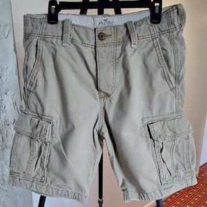 Hollister Khaki Cargo Shorts
